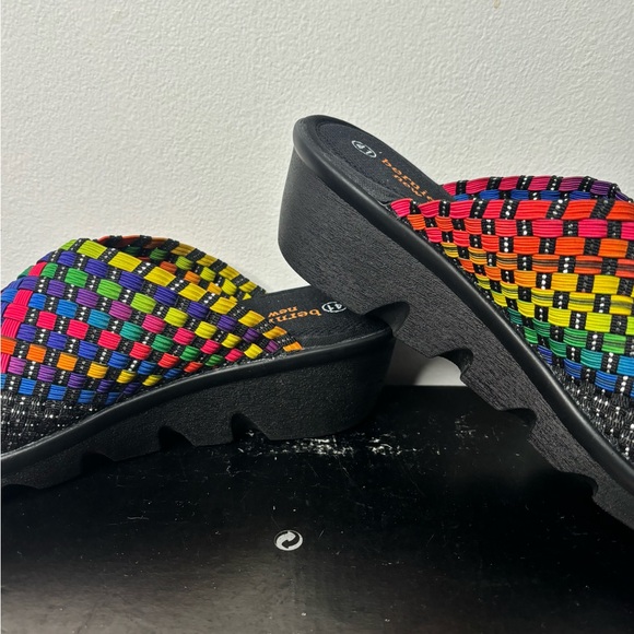 NWOT Bernie Mev Colourful Rainbow Weave Shoes Size EU 41 / Womens 10 - Picture 6 of 11